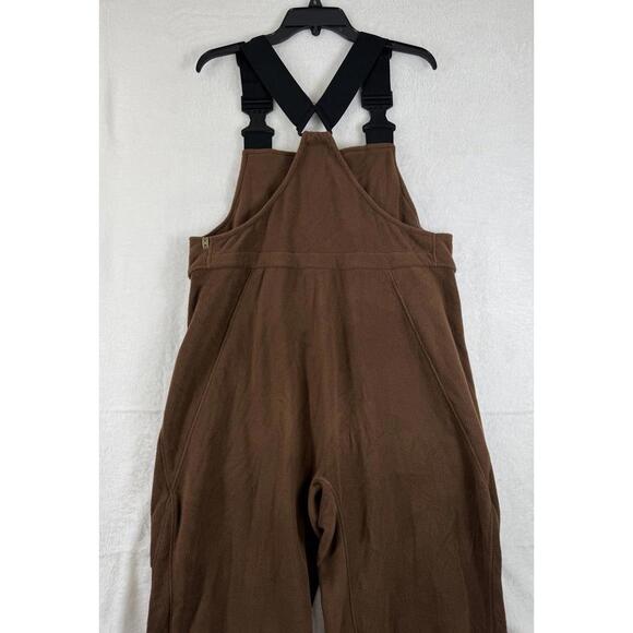 Stoic Fleece Overalls Small Womens Chelsea Brown Bib Woodsy Outdoorcore - Picture 4 of 7